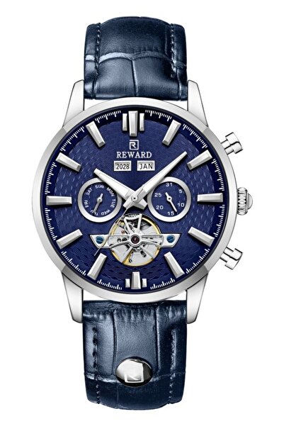 Reward Rd333376M Leather Cord Automatic Men's Wristwatch