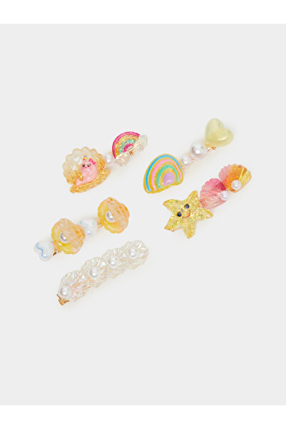 Styli Pack of 5 - Seashell Acrylic Hair Clips