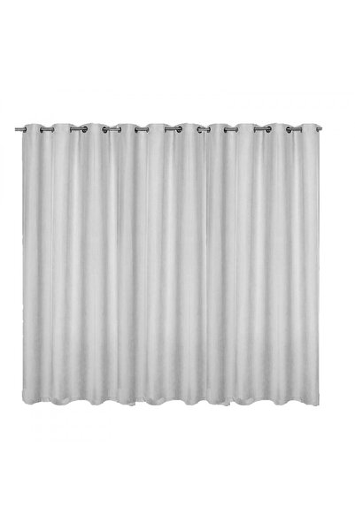 JEMIDI Blackout Curtain with Rings, 300 x 245 cm, White, Polyester, 55275.02.02