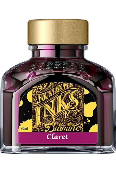 Diamine Sticlă de cerneală 80 ml - Claret