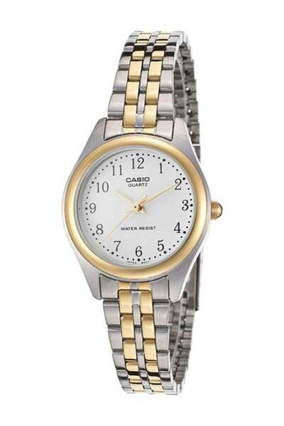 Casio Women's Enticer Analog Watch LTP-1129G-7BRDF - 32 mm - Silver/Gold