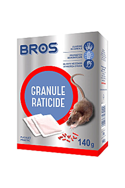 bros Granule rodenticide 140 g,