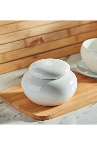 Generic Pebble Porcelain Sugar Pot - 250 ml