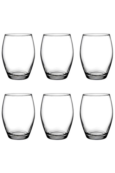 Paşabahçe Set of Water Glasses, Pasabahce Monte Carlo, 6 Pieces, 390 ml