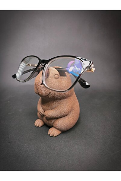The Plasti Cute Capybara Glasses Stand Decorative Eyeglasses Holder Desktop G...