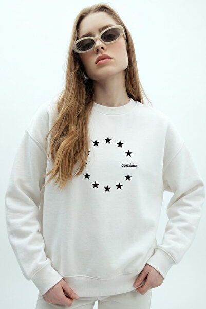 COMBİNE MİCHAİL Hanorac de damă Star European cu imprimeu ecru