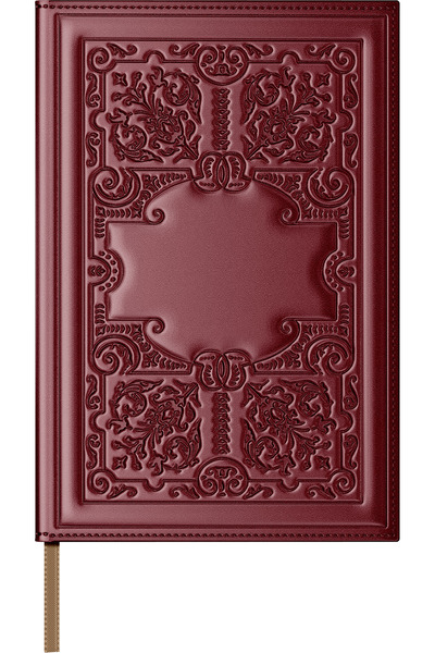 Princ Agenda din piele B5 - Model B - Bordeaux