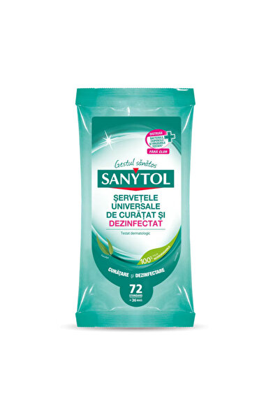 Sanytol Servetele umede Dezinfectante Sanytol, 72buc
