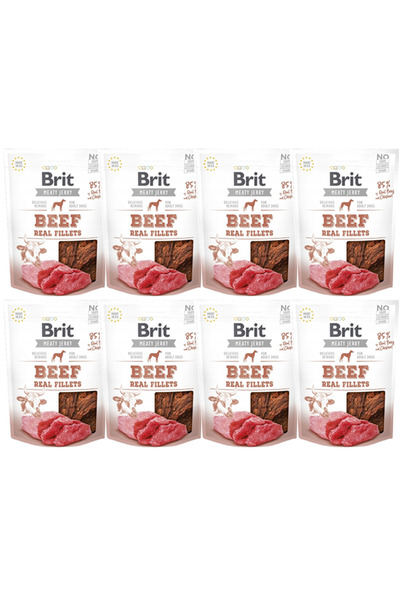Brit Fileuri de vită JERKY 8x200g