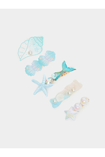 Styli Pack of 5 - Seashell Acrylic Hair Clips