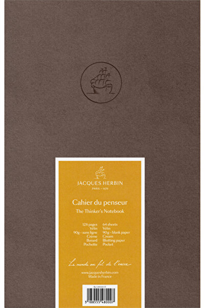 Jacques Herbin Caiet A5 - Gânditorul