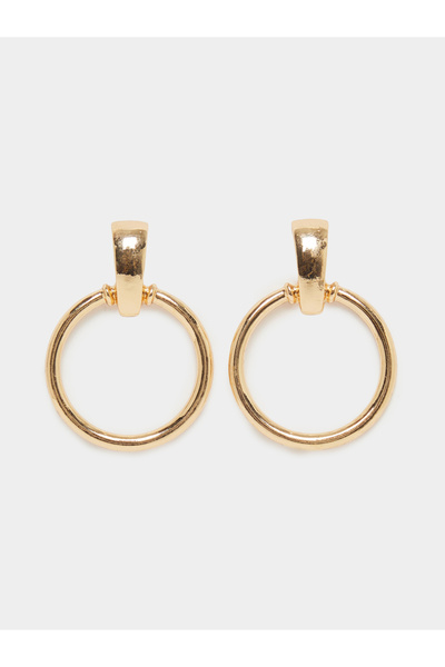 Styli Women Gold Hoop Earrings