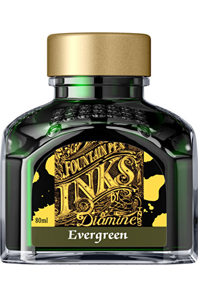 Diamine Sticlă de cerneală 80 ml - Evergreen