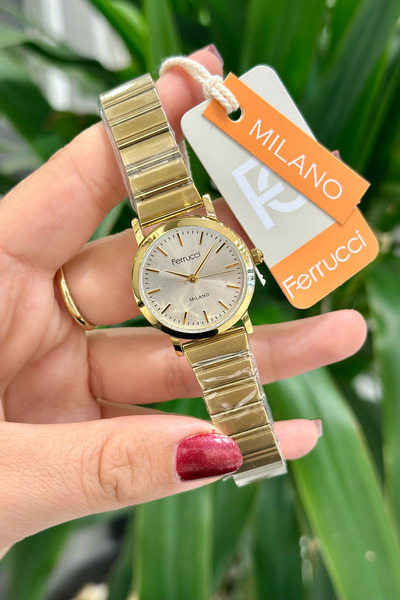 Ferrucci Orijinal Çelik Kordon Su Geçirmez 2 Yıl Garantili Kadın Kol Saati