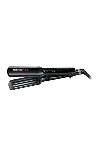 BaByliss Pro Placă de Creponat Dial-a-Heat Crimping Iron 38mm cu Plăci Ultra-...