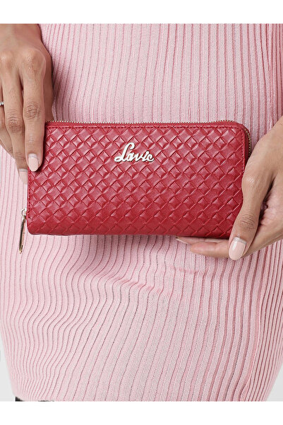 Lavie By Styli محفظة كبيرة الحجم بسحاب مزدوج الطي