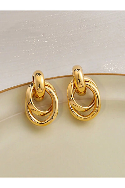 Take Two By Styli Women's Metal Geometric Earrings