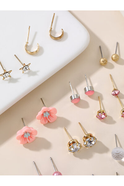 Take Two By Styli Set of 12 - Assorted Earrings