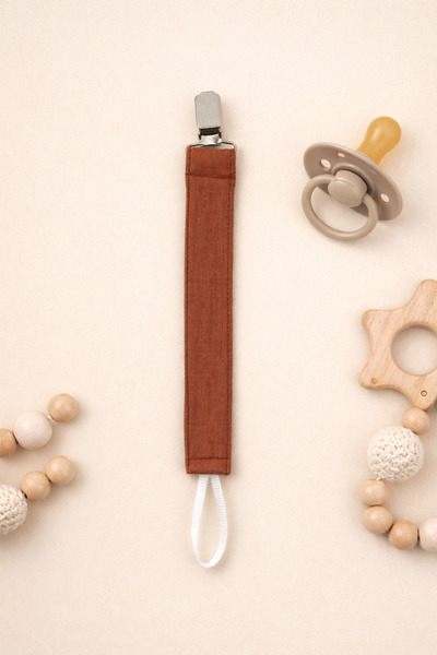 Kiçi Kiremit Emzik Askısı - Emzik Zinciri - Emzik Tutacağı