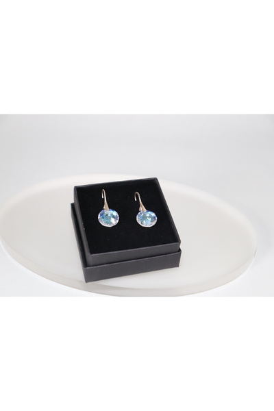 atellier47 Cercei din argint cu cristal Swarovski Aurore boreale
