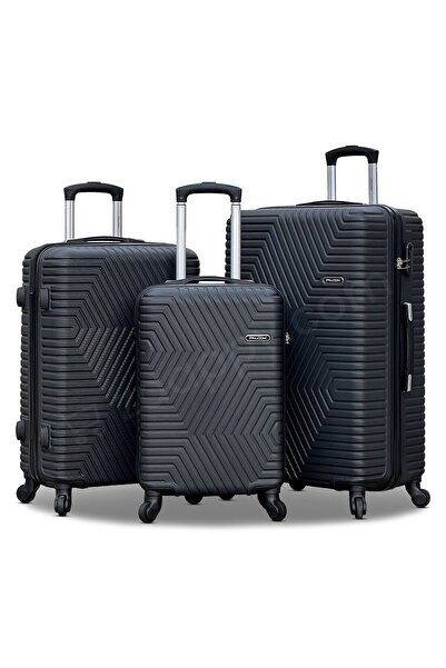 ZAAPPY Hard Shell Lightweight ABS 3 PCS Set (20/24/28 Inch) Luggage, Secured ...