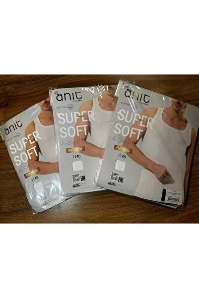 Anıt Men's Camisole Fabric Flexible Cotton Sports Tank Top 3-Pack 1148