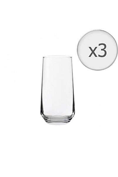 Pasabache Set of 3 Long Drink Glasses Pasabahce Allegra, 470ml