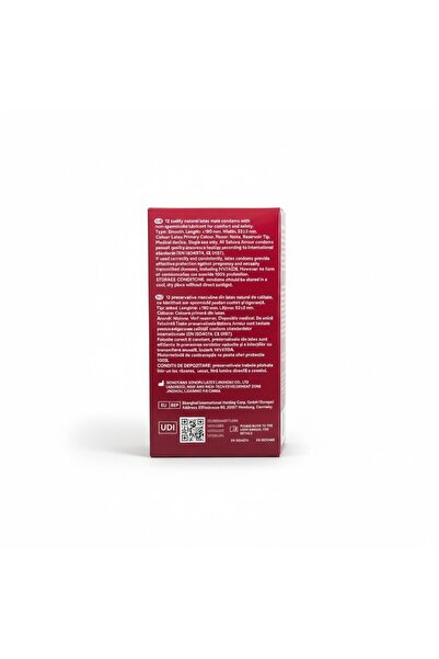 Sabora Amour Prezervative premium - Classic, din latex , 52 mm, 12 buc
