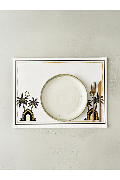 Markaev Palm Ramadan Cotton 6-Piece American Service Set