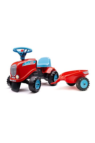 Falk Tractor GO! cu remorcă pentru copii, roșu, FK 200 B
