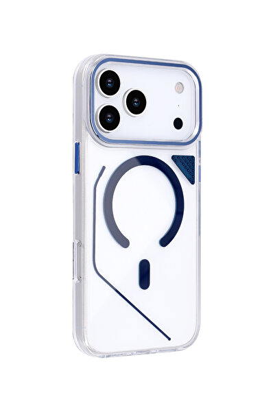 Shinytech iPhone 17 Pro Max Compatible Line Magsafe Transparent Case - Camera...