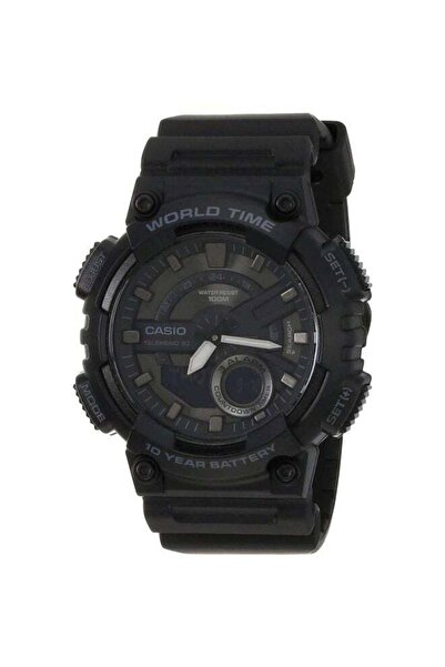 Casio Men's Water Resistant Analog & Digital Watch AEQ-110W-1BVDF - 47 mm - B...