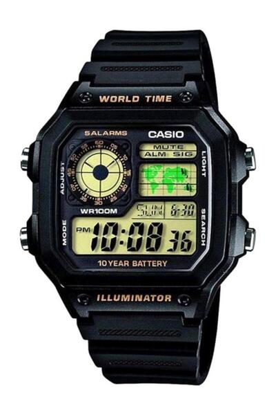 Casio Men's Youth Digital Watch AE-1200WH-1BVDF - 45 mm - Black