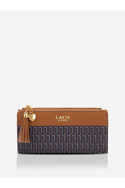 Lavie By Styli Mono Safain25 Bifold Zip Wallet