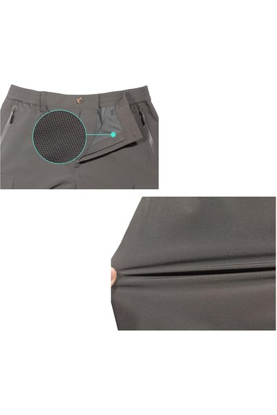 Other Pantaloni Drumeție - Impermeabili, Rezistenți Vânt, Respirabili - Mărimea M, Gri