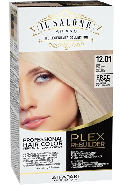 Il Salone Milano كريم صبغة الشعر الدائم بليكس ريبيلدر - 12.01 لون بلاتيني مثل...