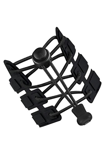 zola Șireturi reglabile fără legături, plastic, 100 cm, negre