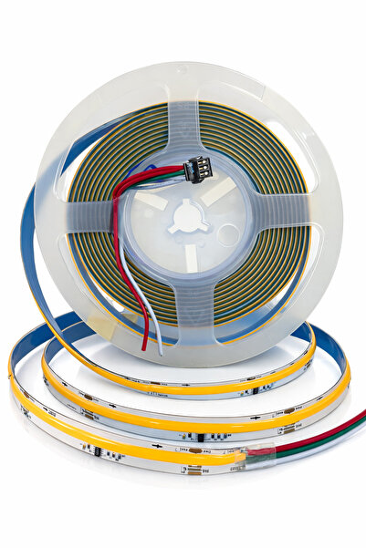 Ledarmy 24V Pixel COB Şerit LED 5m 360LED/m 10mm 3000K Günışığı Hareketli Efe...