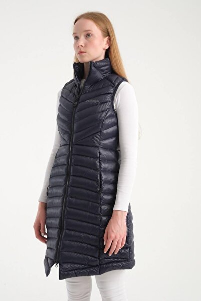 Columbia DRİFT PEAK STRECH LACİVERT DAR KESİM KADIN TERMAL YELEK