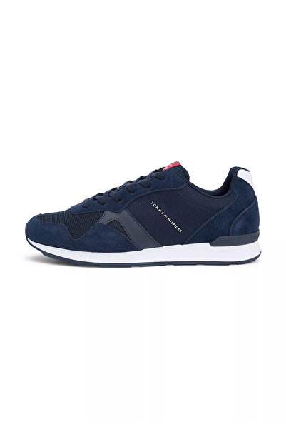 Tommy Hilfiger Men's Low-Top Comfortable Sole Navy Blue Sneaker Fm0Fm05830-Dw5