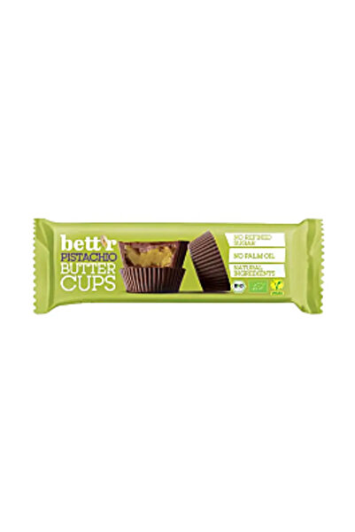 BETTR Bett'r Praline Bio cu cremă de fistic, 3x13g