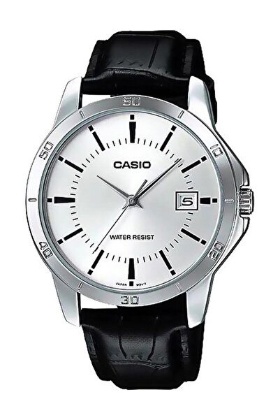 Casio Men's Water Resistant Watch Model MTP-V004L-7AUDF - 42 mm - Black