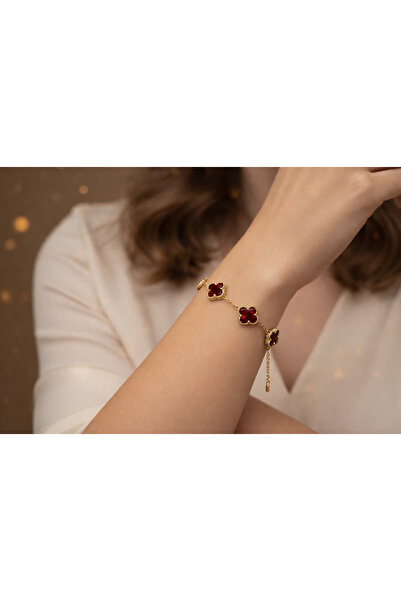 NO BRAND سوار ستيل - مستوحى من تصاميم فان كليف