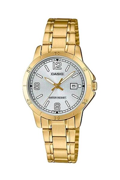 Casio Women's Stainless Steel Round Shape Analog Watch LTP-V004G-7B2UDF - 30 ...