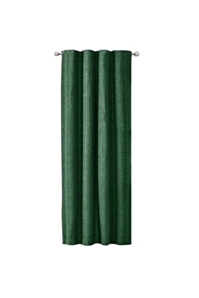 JEMIDI Draperie Elfie opacă cu garnitură, 140 x 245 cm, Verde, Poliester, 553...