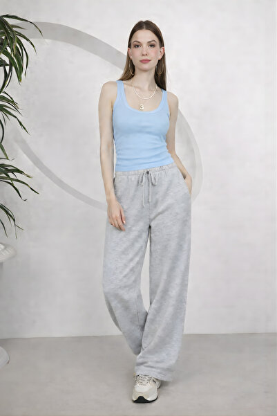 YAKAMEL قميص داخلي نسائي مرن بحزام سميك ومضلع