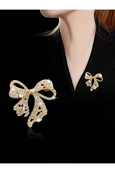 Take Two By Styli بروش مزين بفيونكة