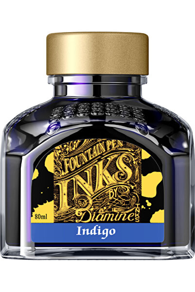 Diamine Sticlă de cerneală 80 ml - Indigo