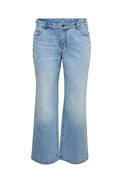 Veromoda Curve Weit geschnitten VMCTESSA Hohe Taille Gerade geschnitten Jeans