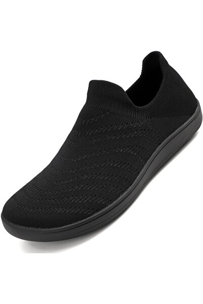 Other Women's Slip-On Shoes - Breathable Mesh, Non-Slip Sole - Black, Size 44 EU